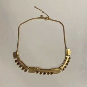 Madewell gold and tiger eye necklace